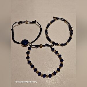 2018 Avon Blue Stacking Bracelets